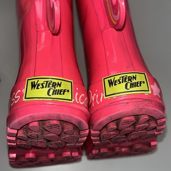 Western Chief children’s rain boots size 11 / 12. Unicorn Princess - Picture 8 of 9